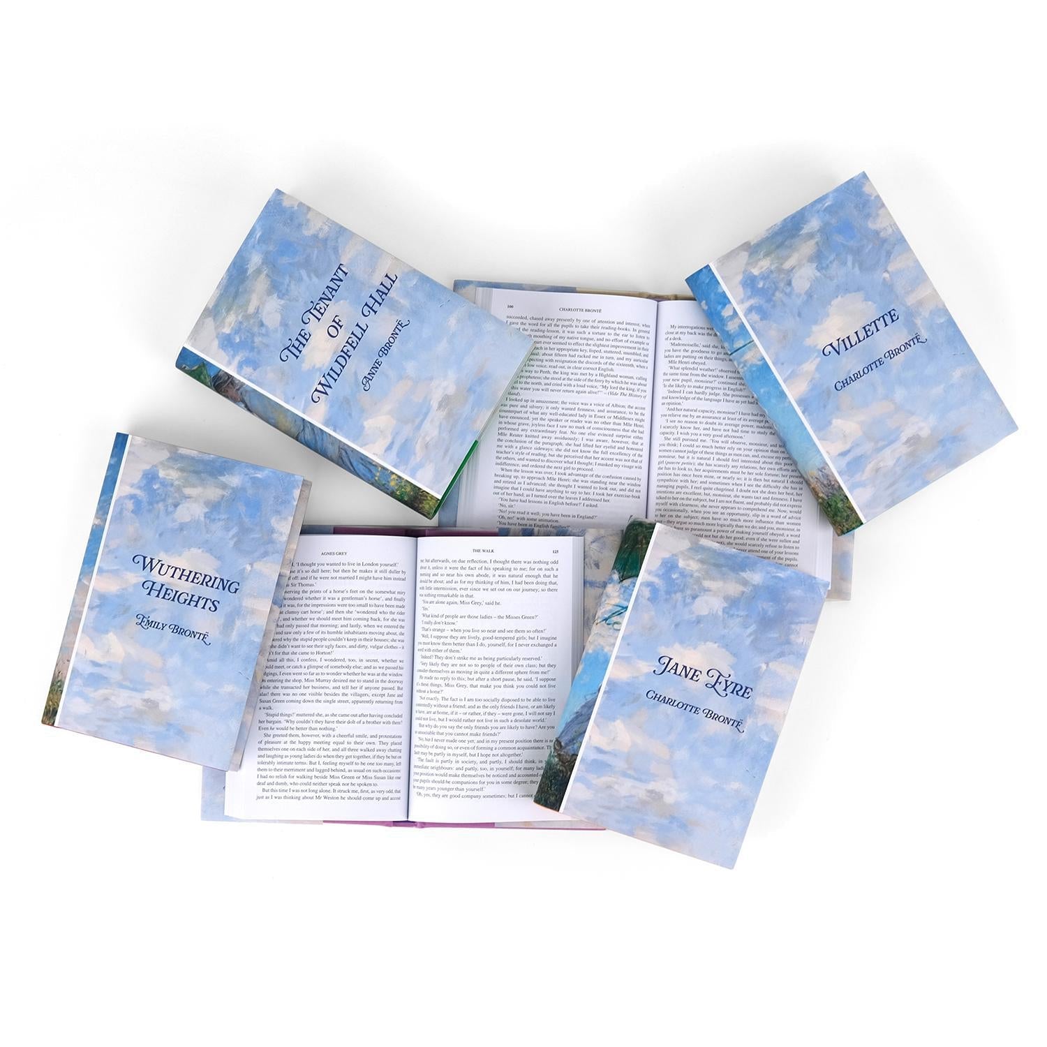 Brontë Sisters Book Set - Monet Impressionist Painting