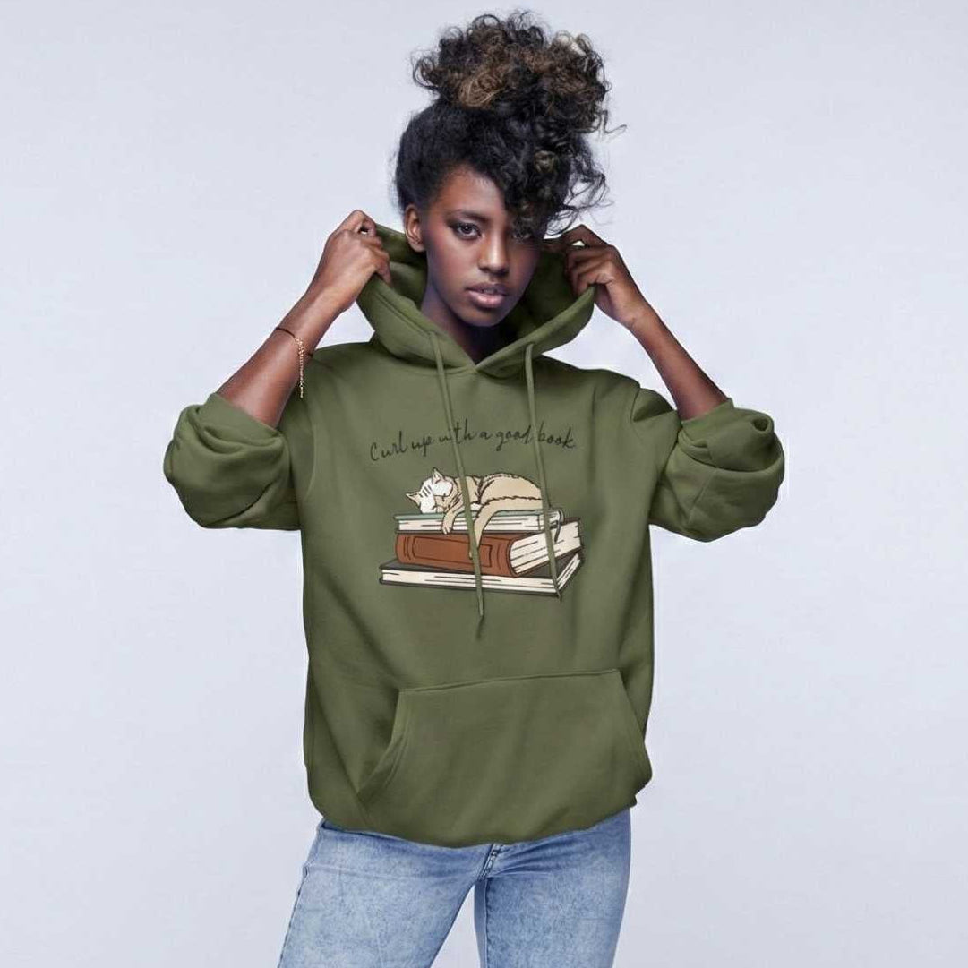 Curl Up With a Good Book Hoodie
