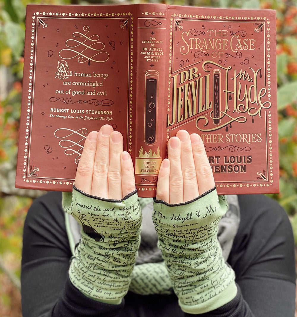Dr. Jekyll and Mr. Hyde Writing Gloves