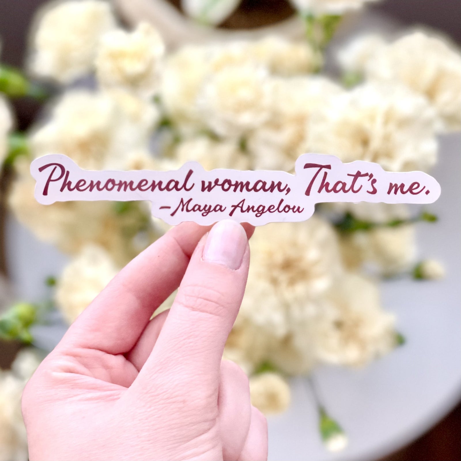 Phenomenal Woman Sticker