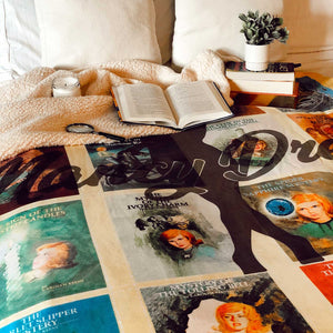 Nancy Drew Sherpa Fleece Book Blanket