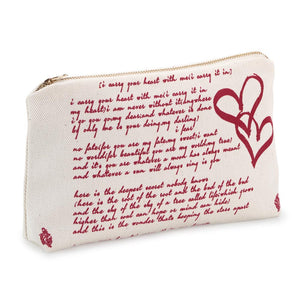I Carry Your Heart Book Pouch