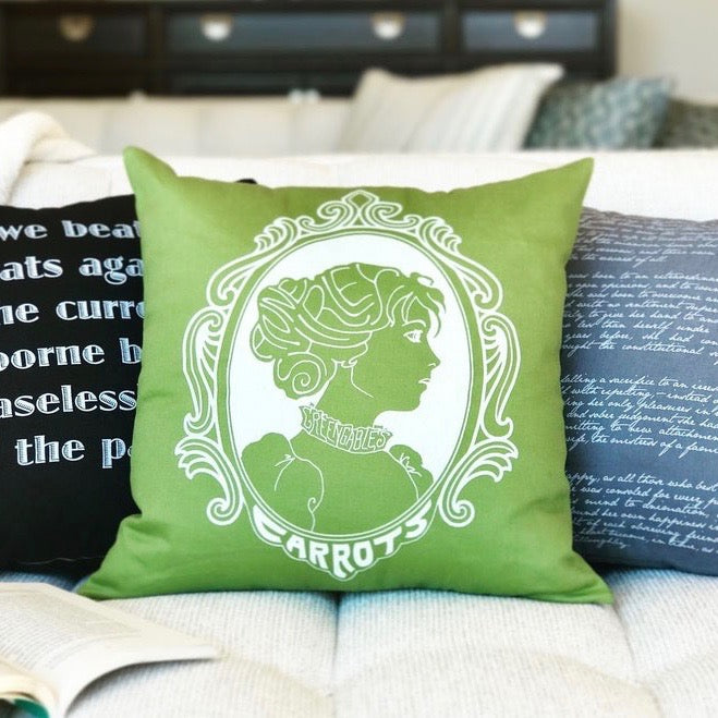 Setting is Everything - Literary Pillows for Your Book Nook