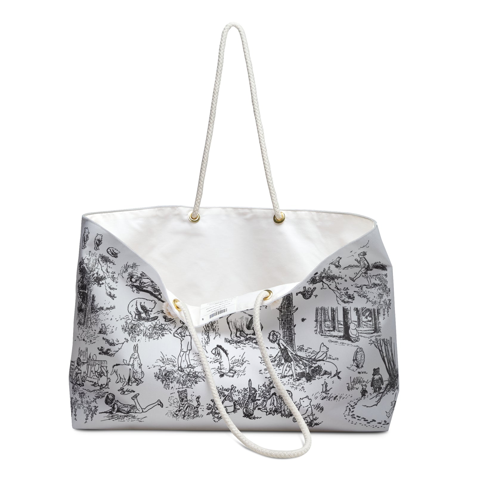 Winnie-the-Pooh Toile Weekender Bag