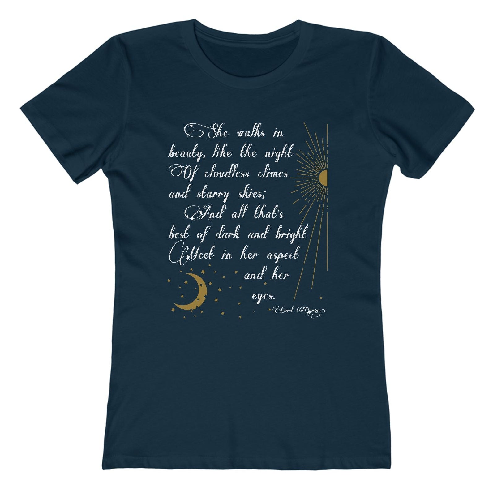 She Walks in Beauty Women's Tee