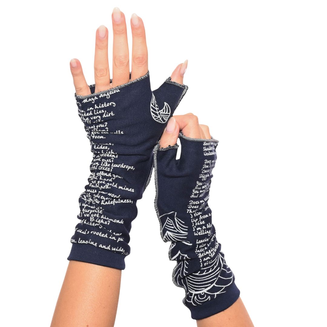 Still I Rise Writing Gloves