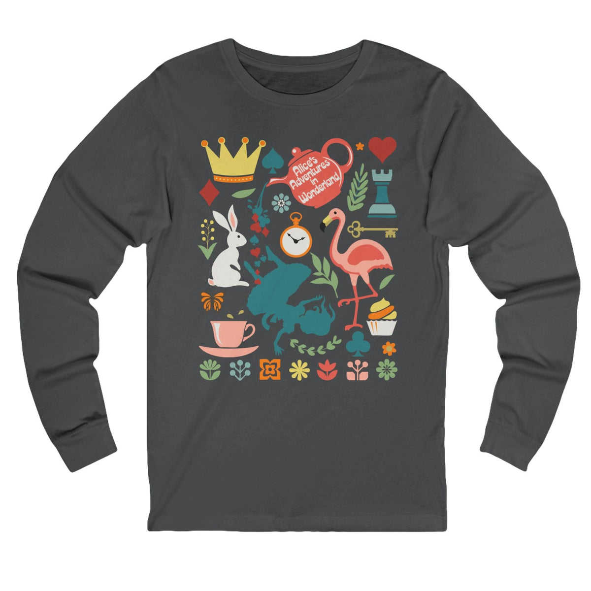 Alice in Wonderland Unisex Long Sleeve Tee
