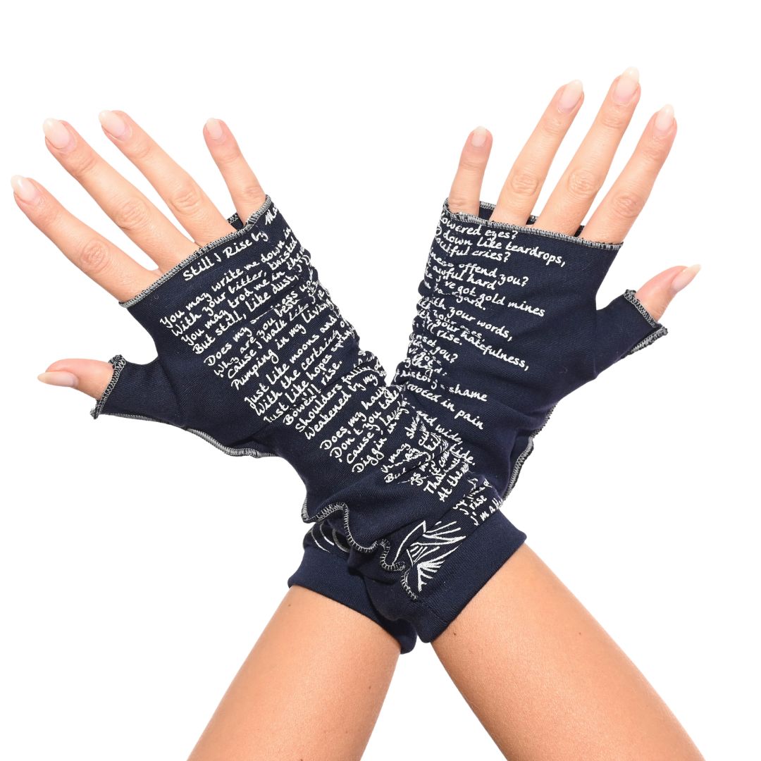 Still I Rise Writing Gloves
