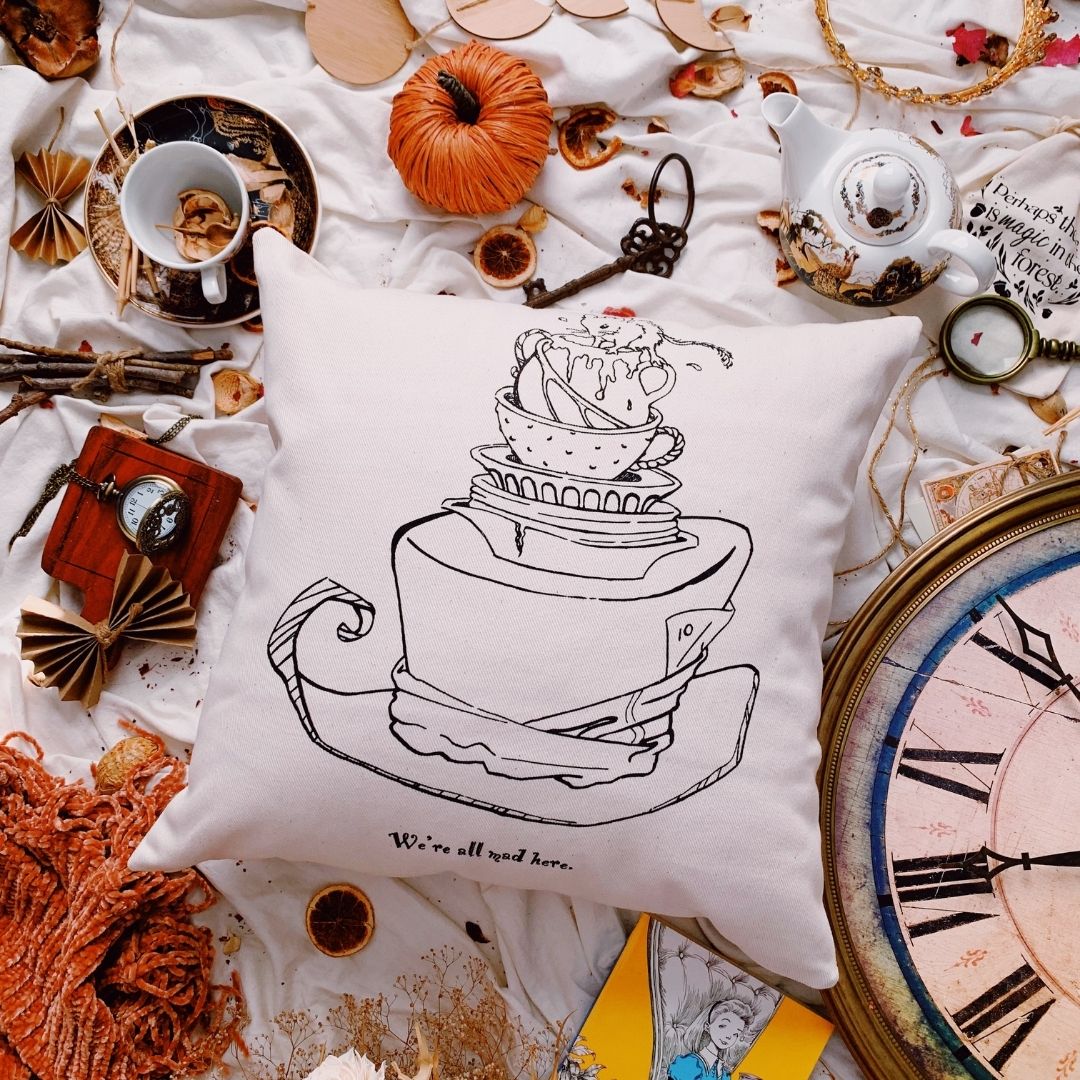 Alice in Wonderland Pillow