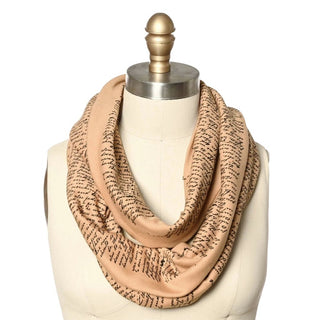 James 1 Book Scarf - 63"x12" / Brown / Black