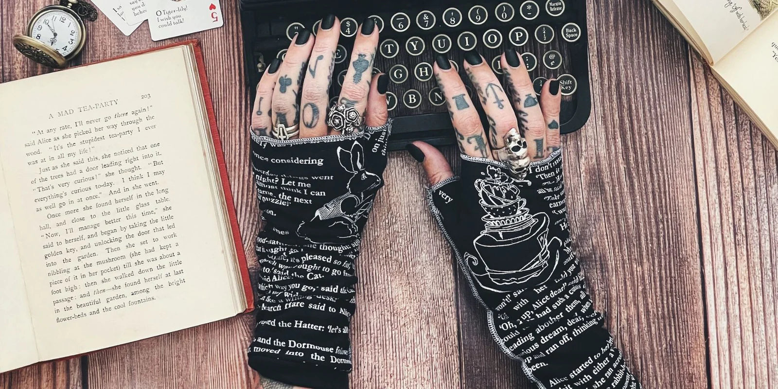 Gifts for Book Lovers  Book Scarves, Writing Gloves, Literary Tees