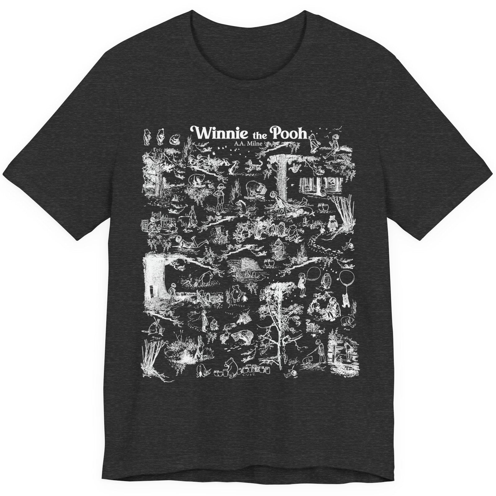 Winnie the Pooh Toile Unisex Tee