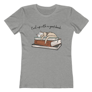 Curl Up with a Good Book Women's Tee