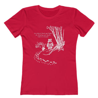Winnie-the-Pooh Women's Tee - Solid Red / S