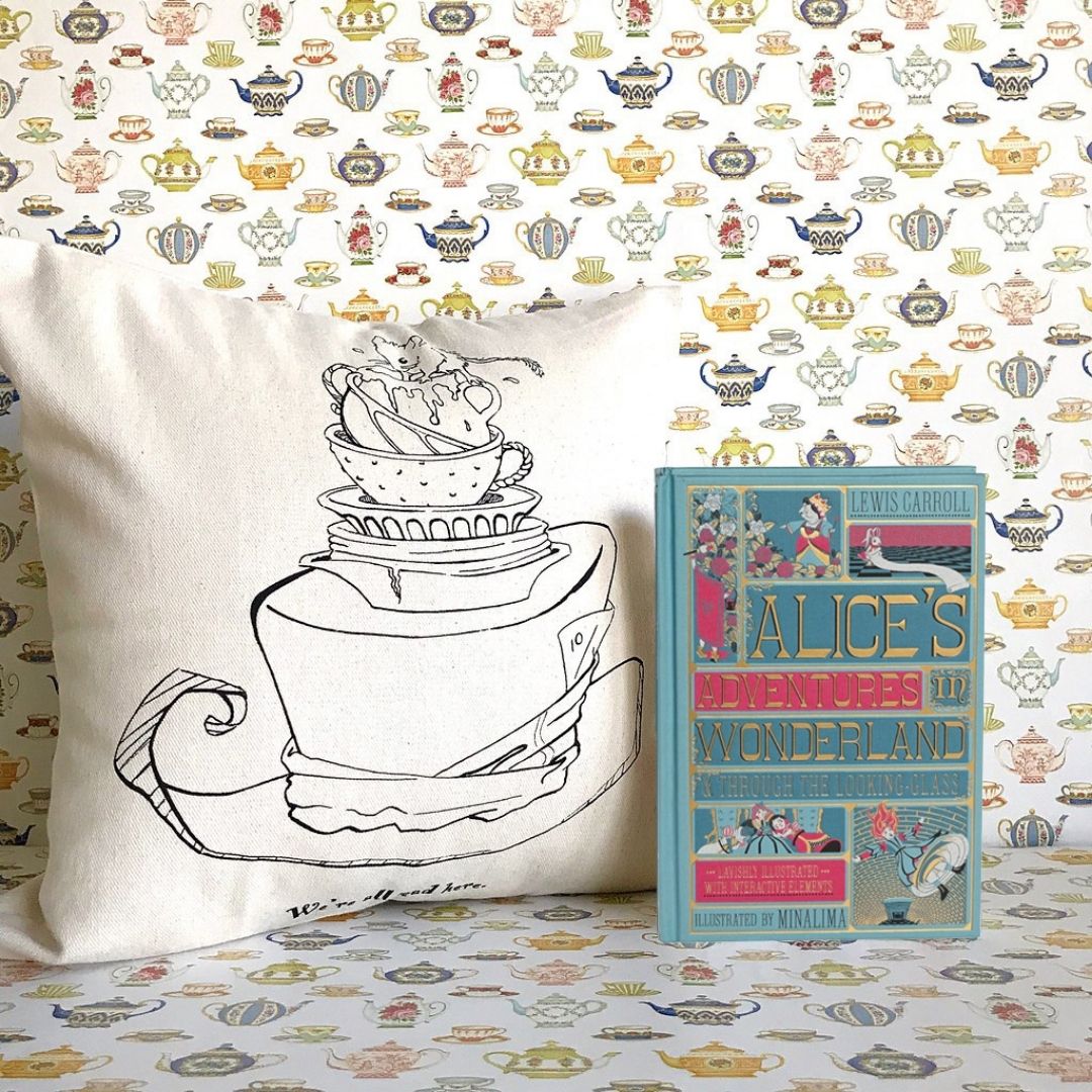 Alice in Wonderland Pillow
