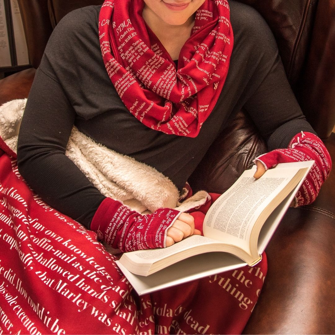 A Christmas Carol Book Scarf