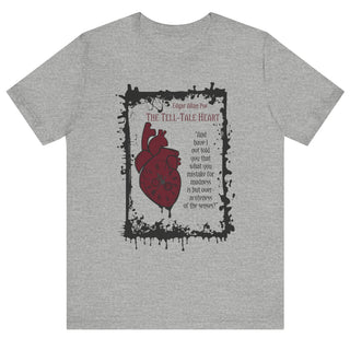 The Tell-Tale Heart Unisex Tee - Heather Grey / S