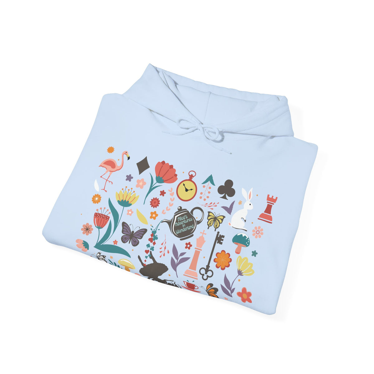 Alice in Wonderland Collage Hoodie
