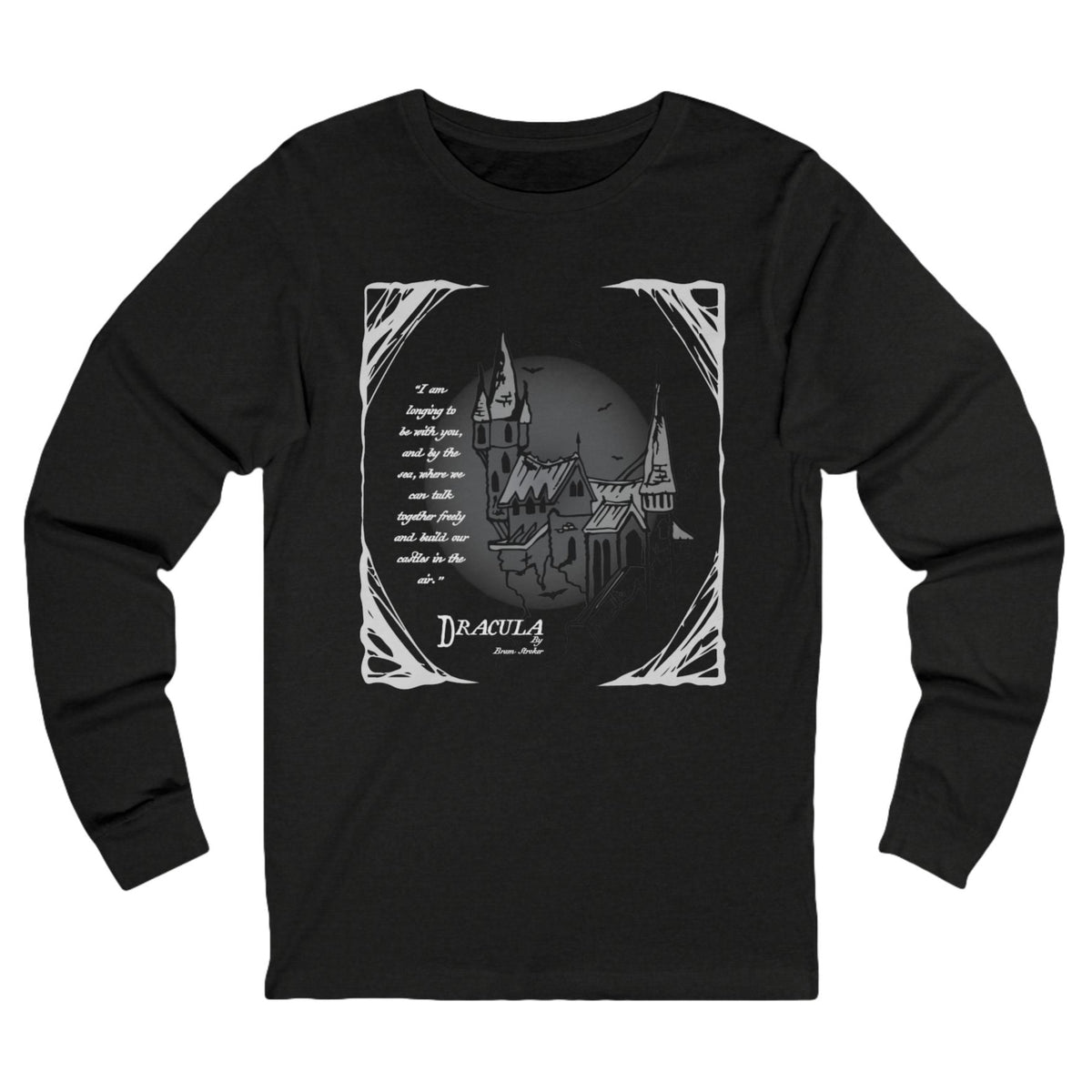 Dracula&#39;s Castle Long Sleeve Unisex Tee