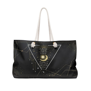 She Walks in Beauty Weekender Bag - 24" × 13"