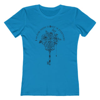 The Secret Garden Women's Tee - Solid Turquoise / S