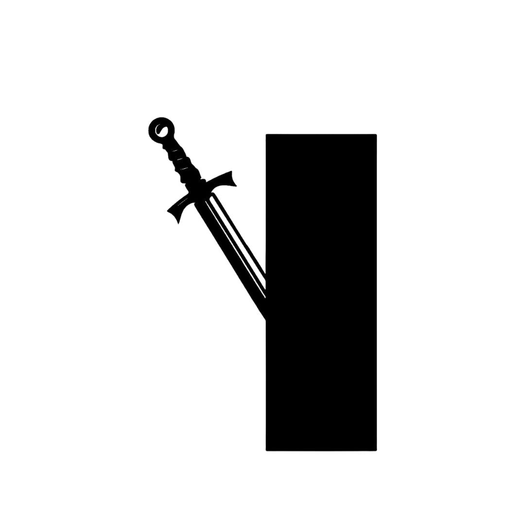 Sword Bookshelf Silhouette