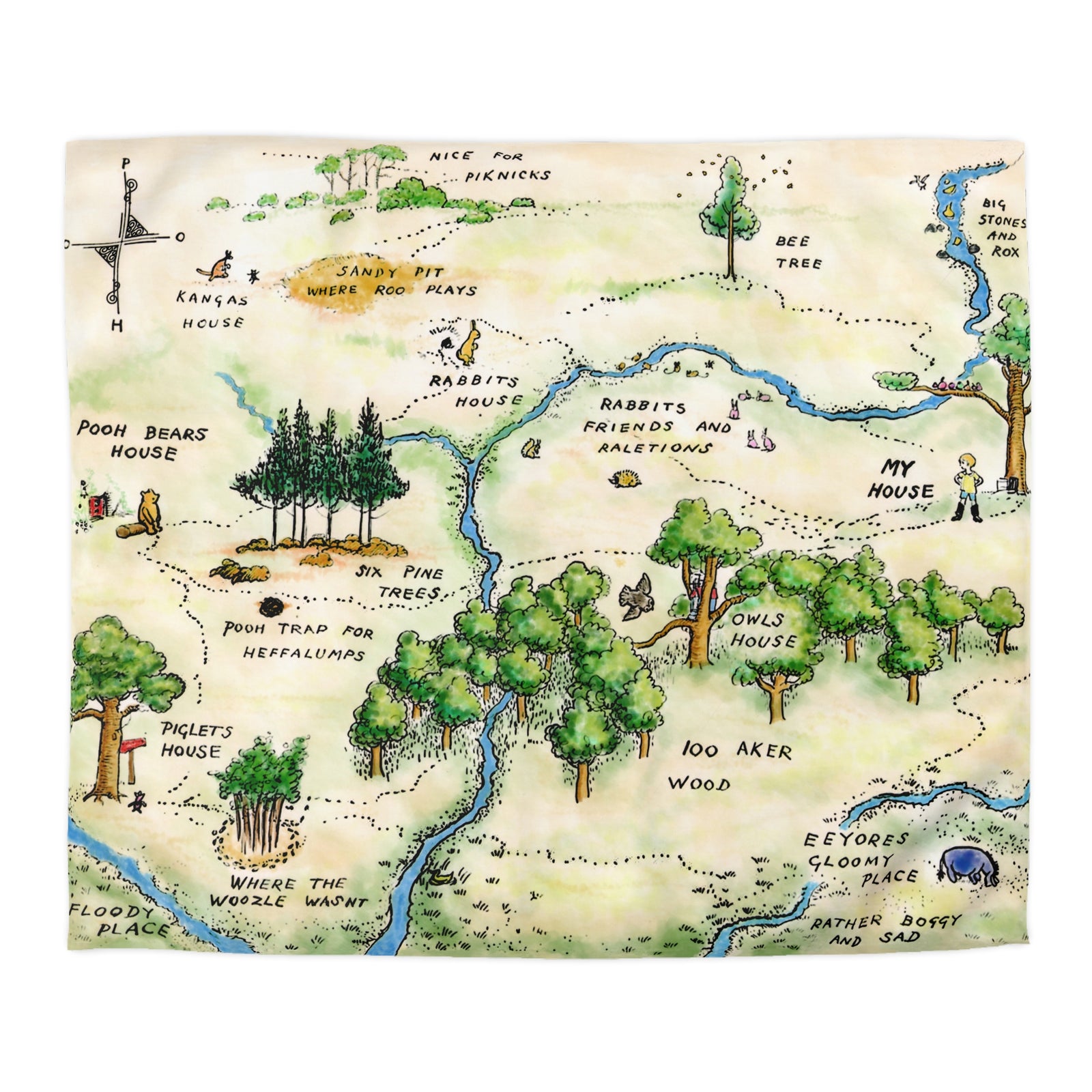 Winnie-the-Pooh Duvet Cover