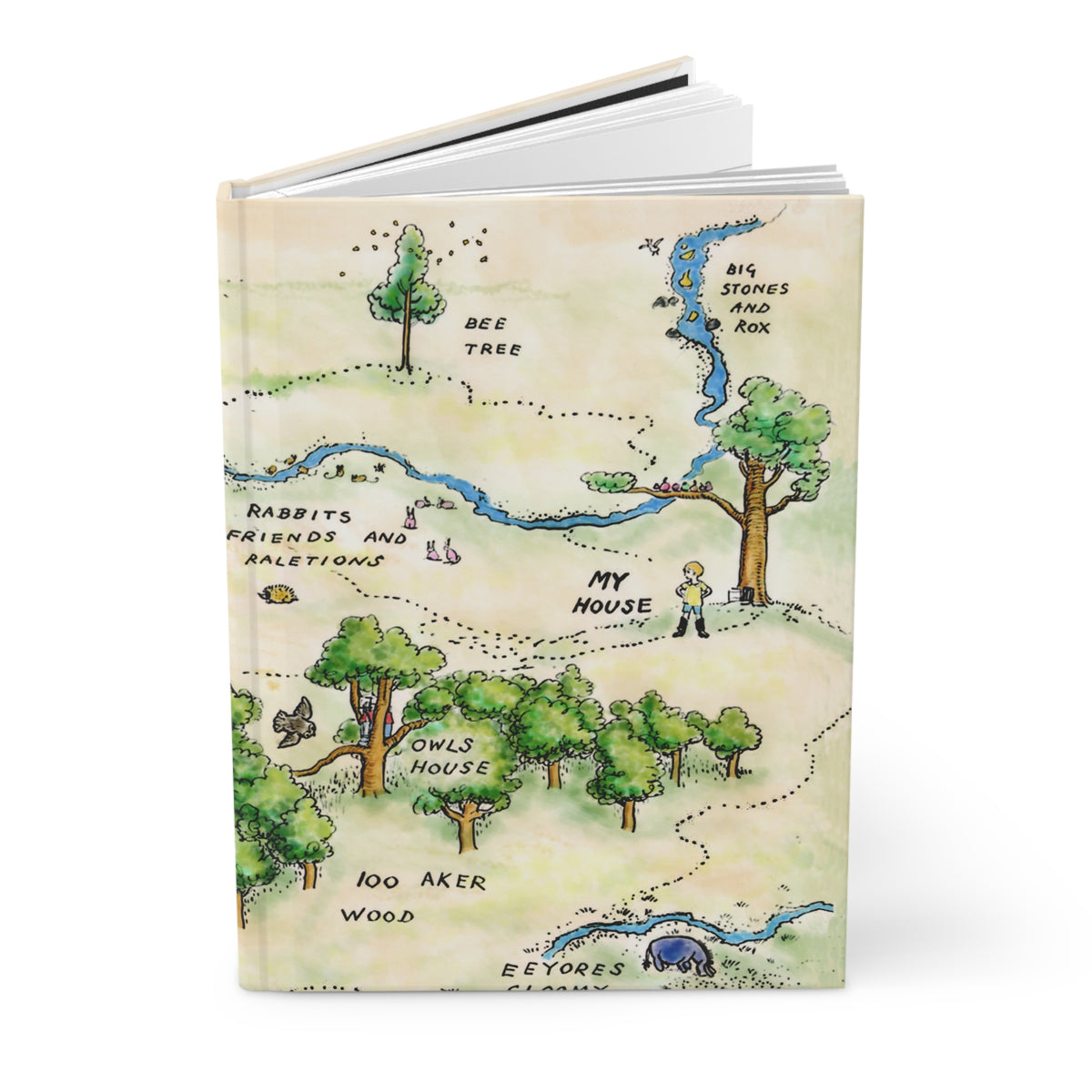 100 Acre Wood Hardcover Notebook