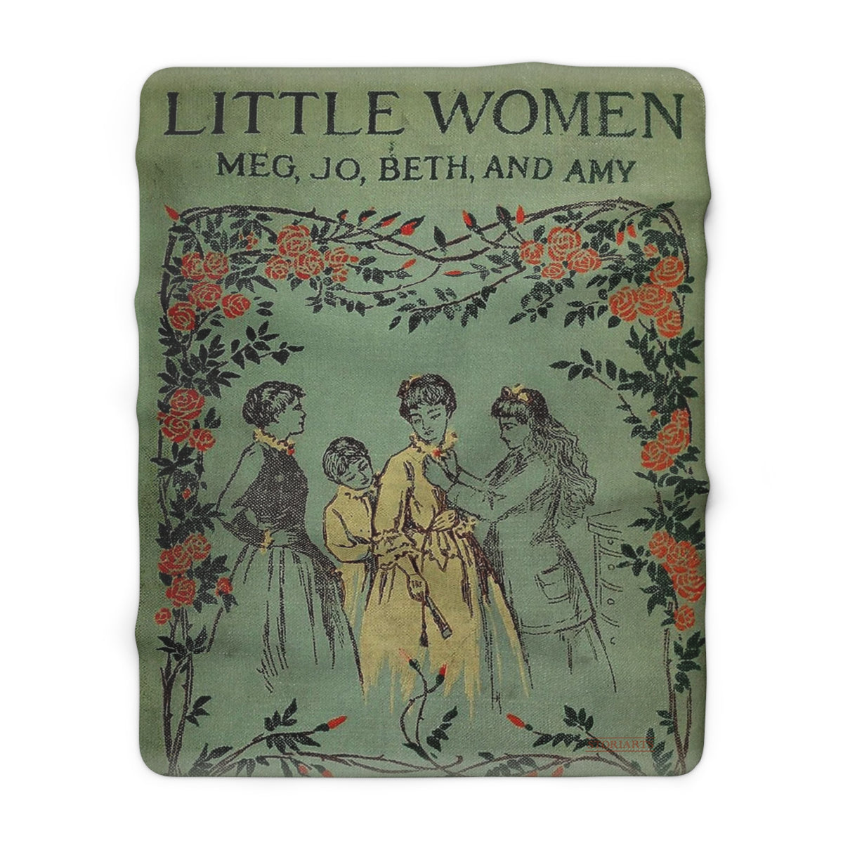 Little Women Sherpa Fleece Book Blanket