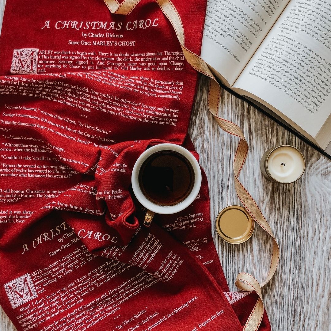 A Christmas Carol Book Scarf
