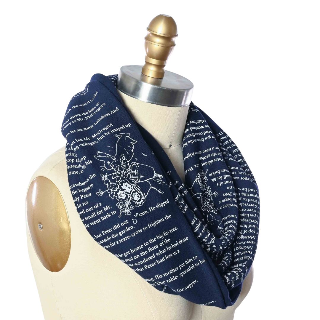 The Tale of Peter Rabbit Book Scarf