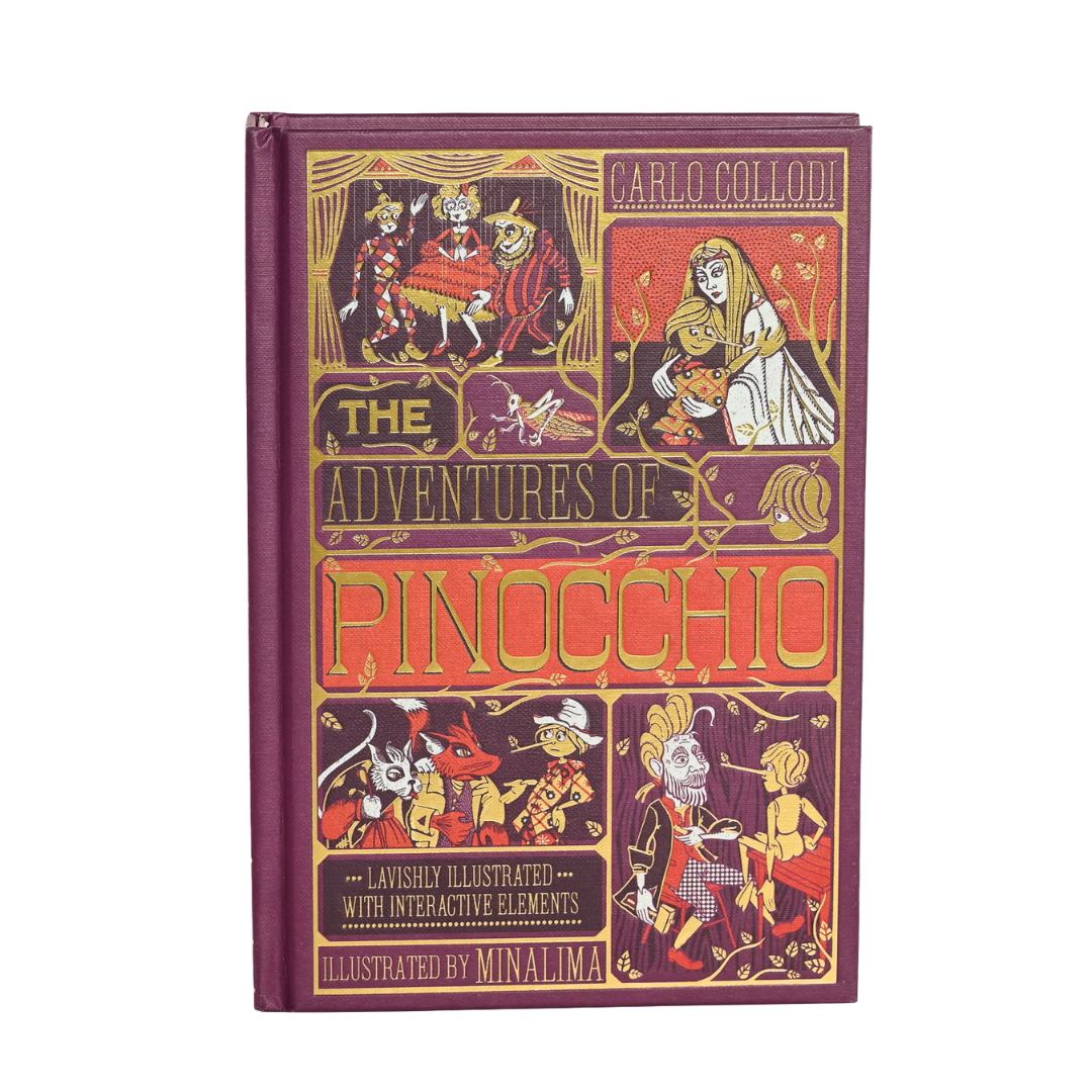 The Adventures of Pinocchio (Illustrated with Interactive Elements)