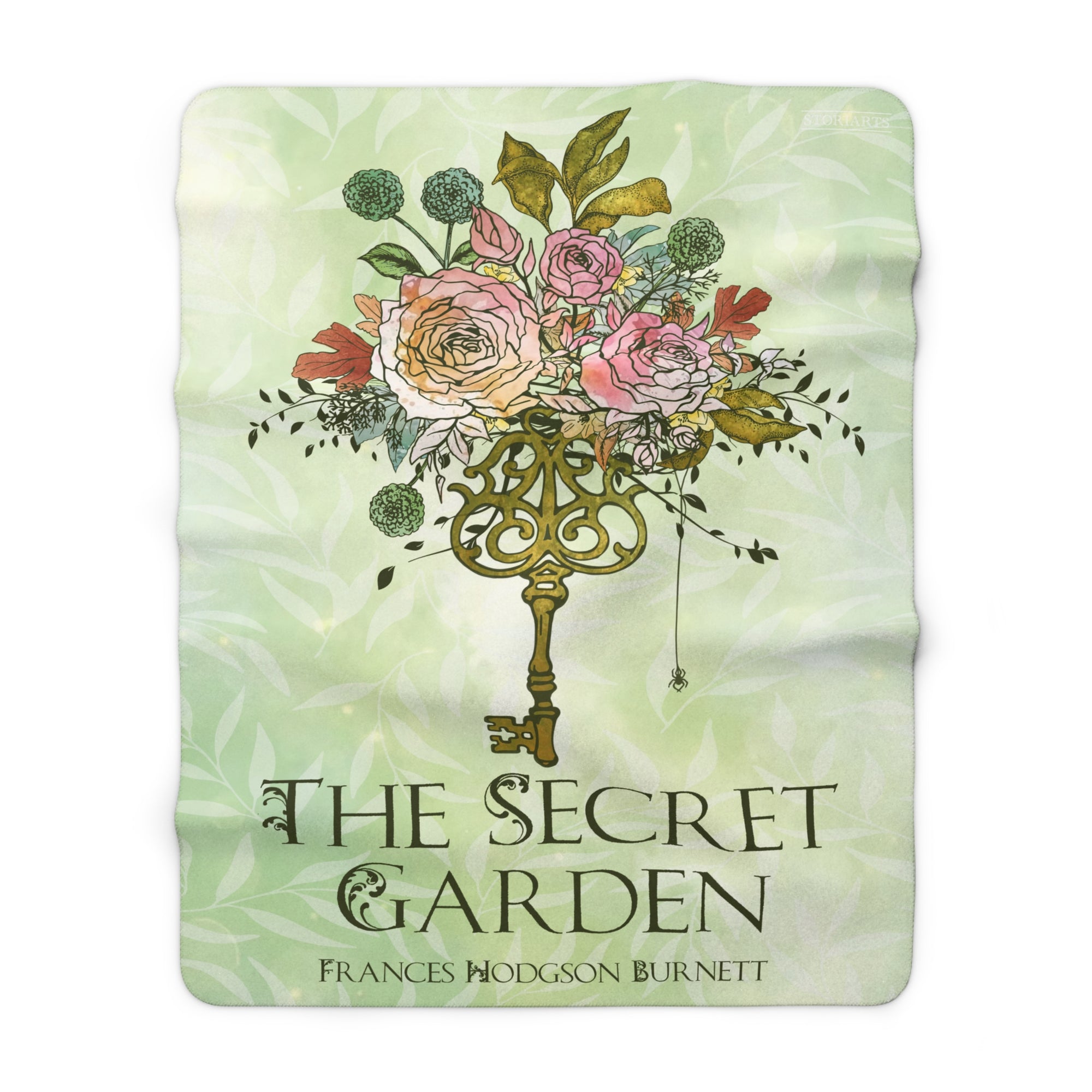 The Secret Garden Sherpa Fleece Book Blanket