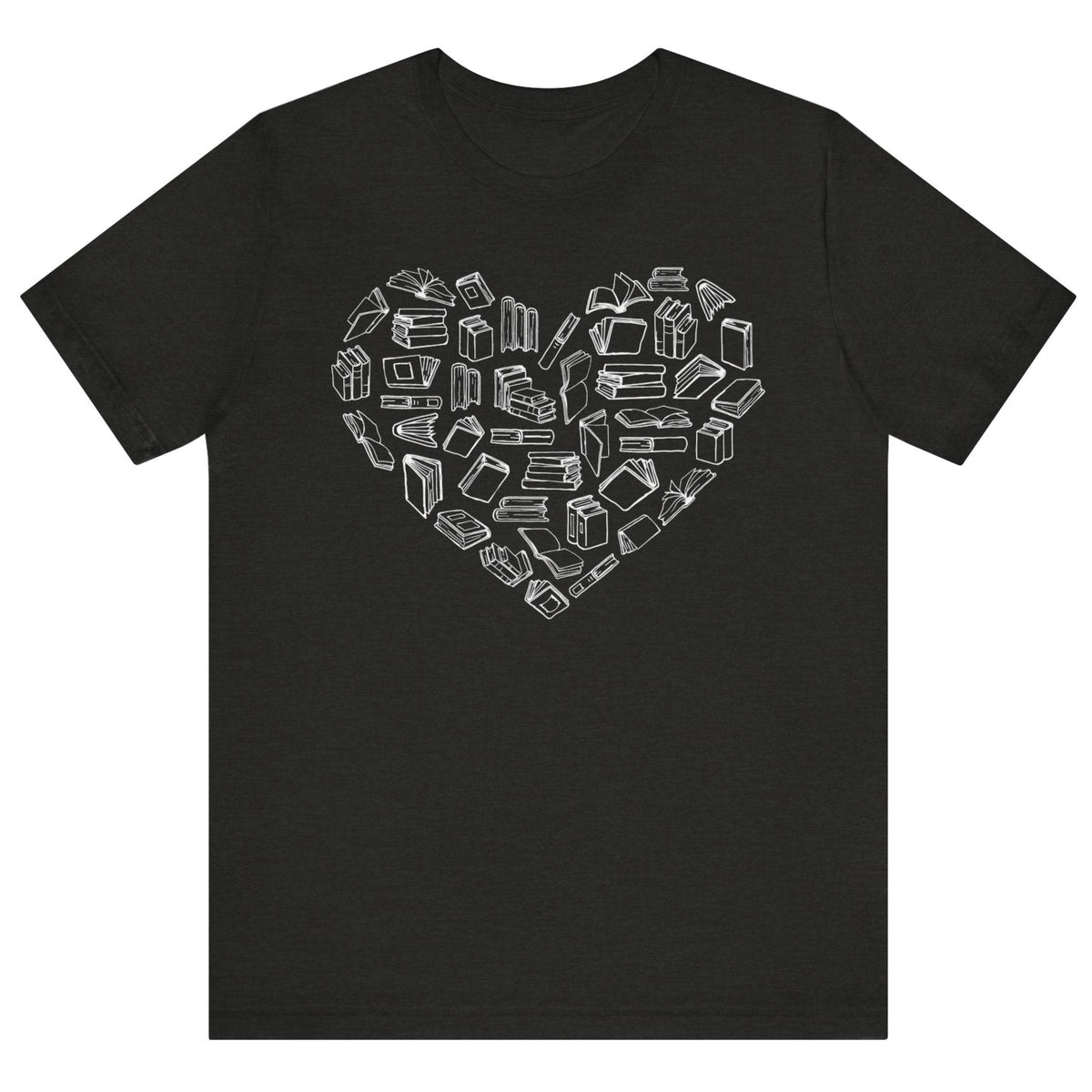 I Heart Books Unisex Tee