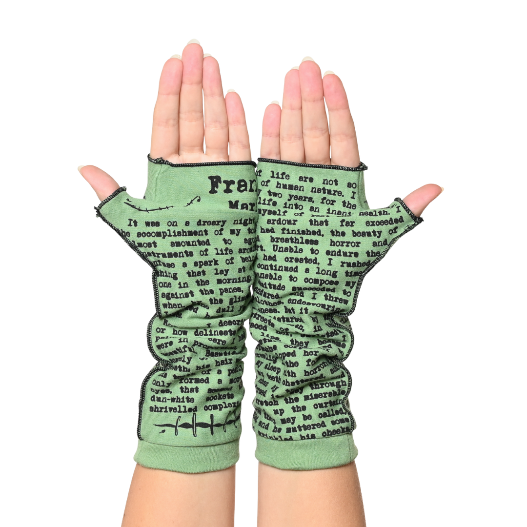Frankenstein Writing Gloves