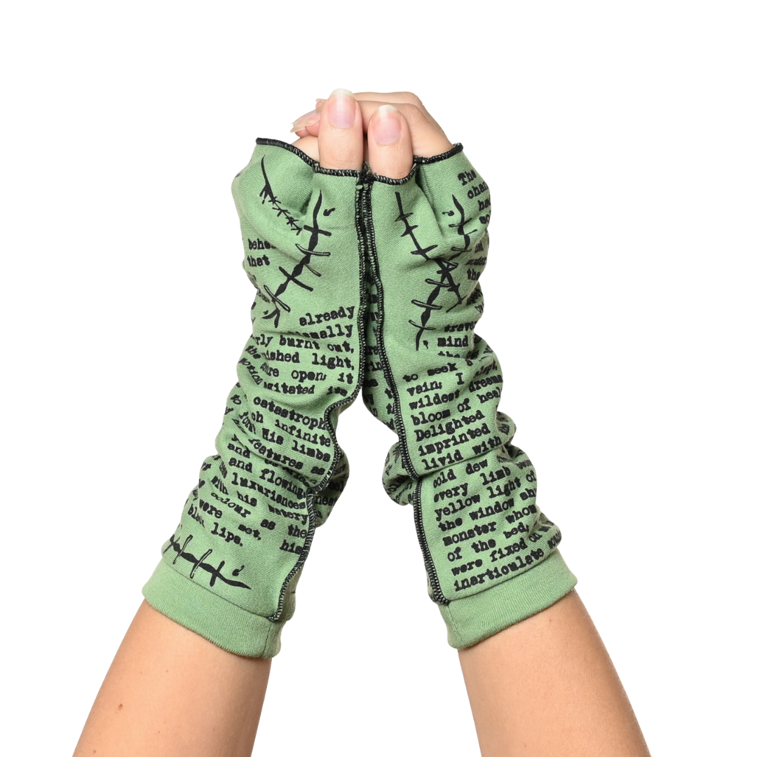 Frankenstein Writing Gloves