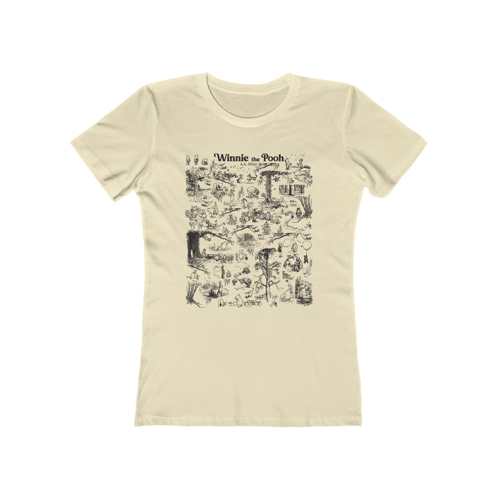 Winnie-the-Pooh Toile Women's Tee