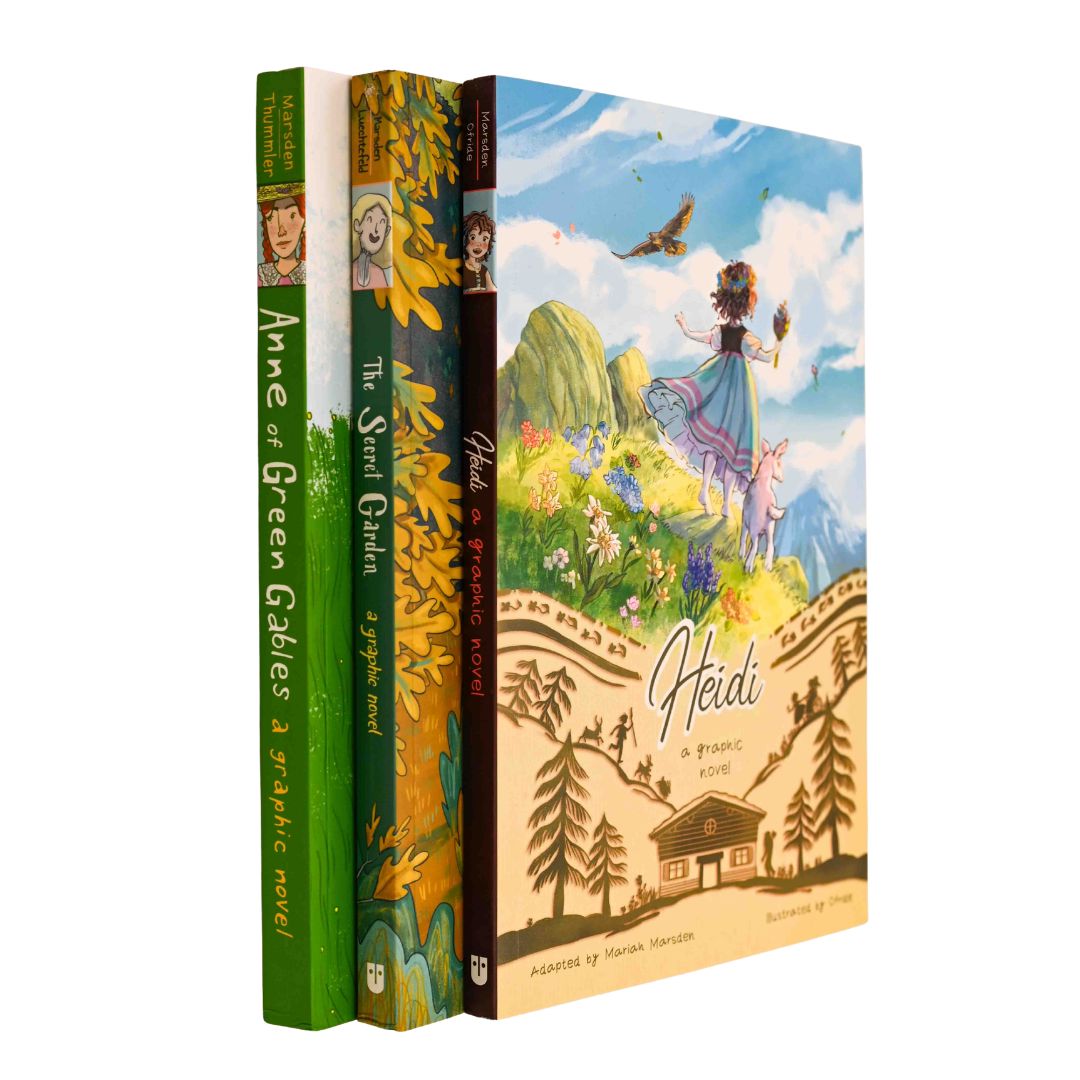 Graphic Novel Classics: The Secret Garden, Anne of Green Gables, and Heidi