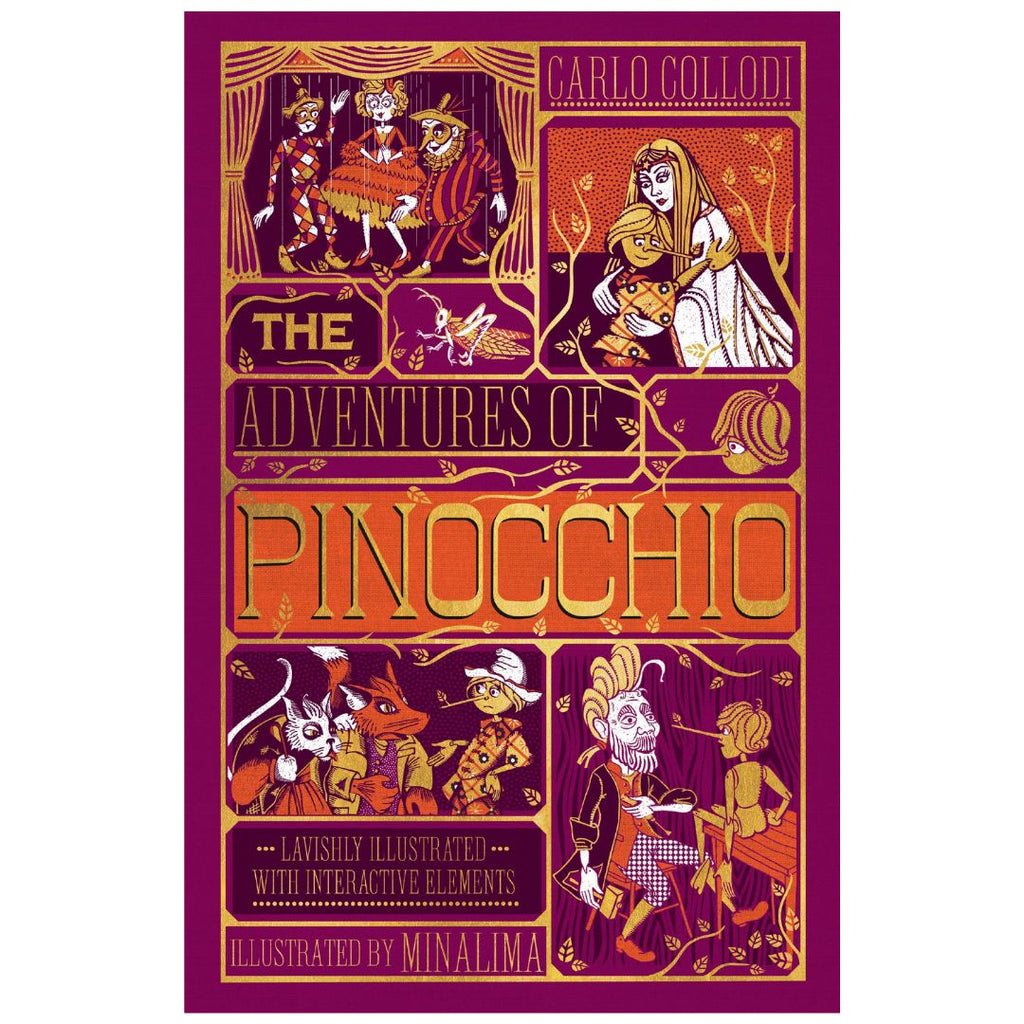 The Adventures of Pinocchio (Illustrated with Interactive Elements)