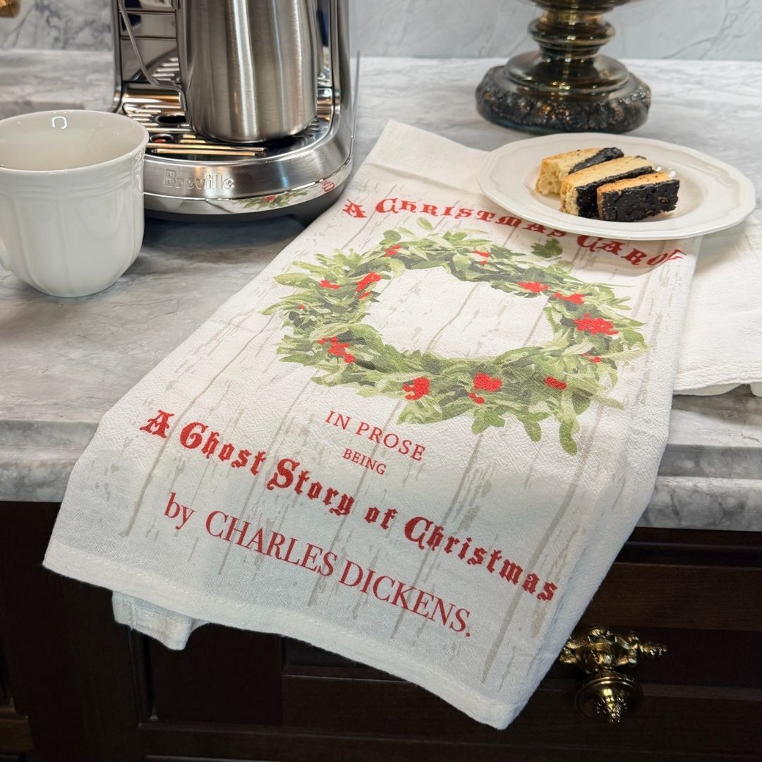 A Christmas Carol Tea Towel