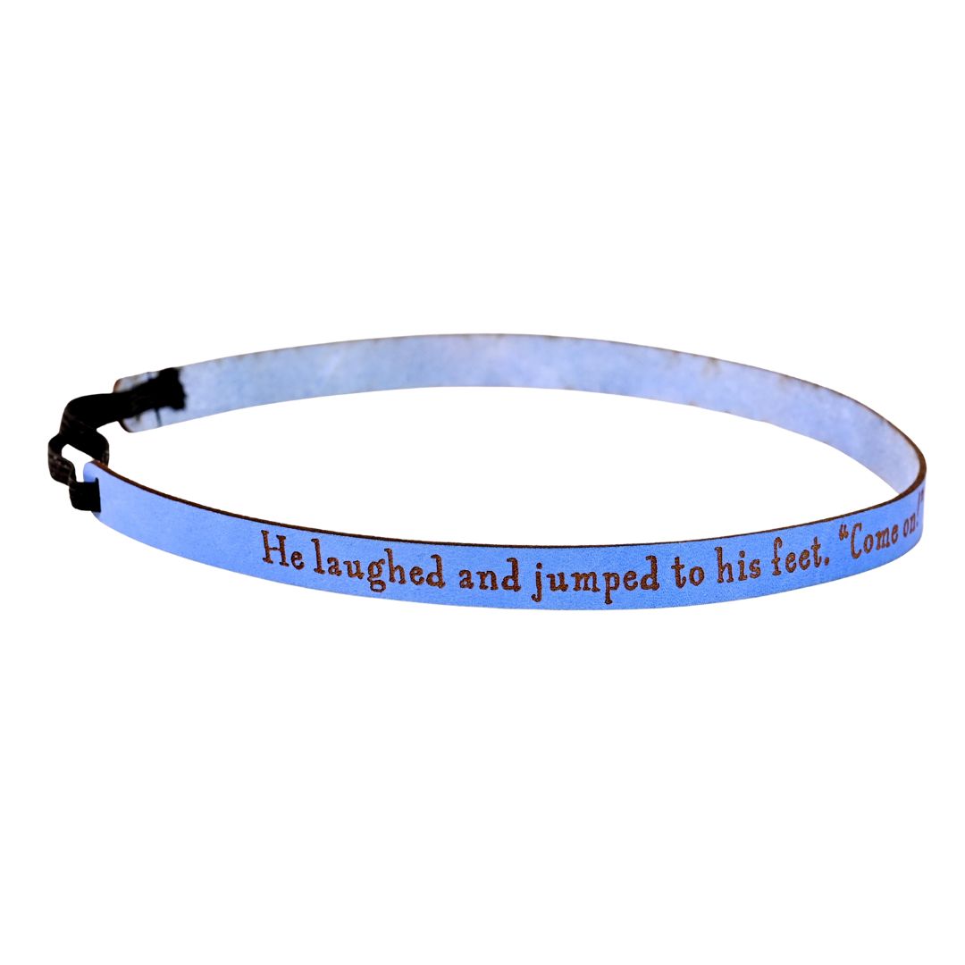 Winnie-the-Pooh Leather Quote Headband