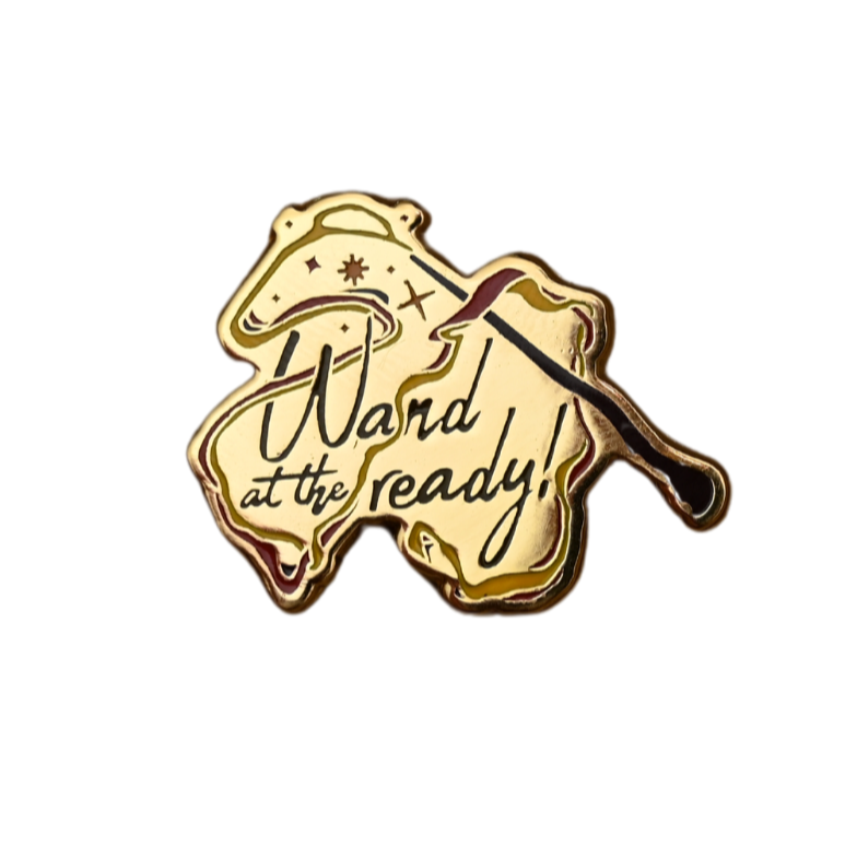 Wand at the Ready Enamel Pin