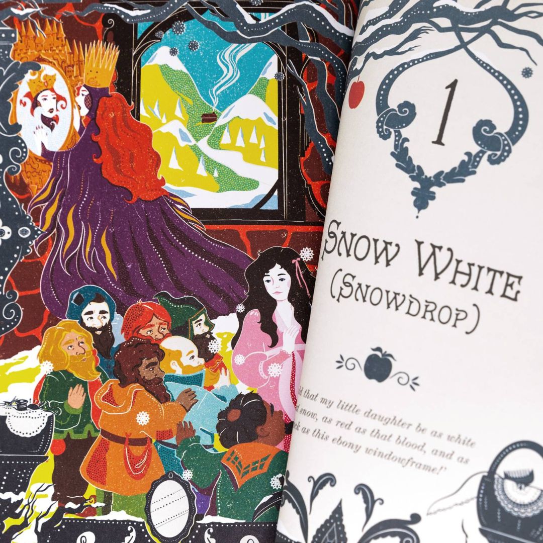 Snow White and Other Grimms' Fairy Tales (Illustrated with Interactive Elements)