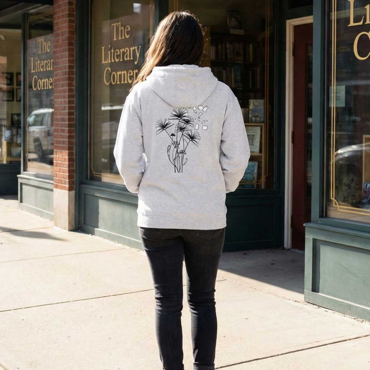 Blooming Books Full Zip Hoodie