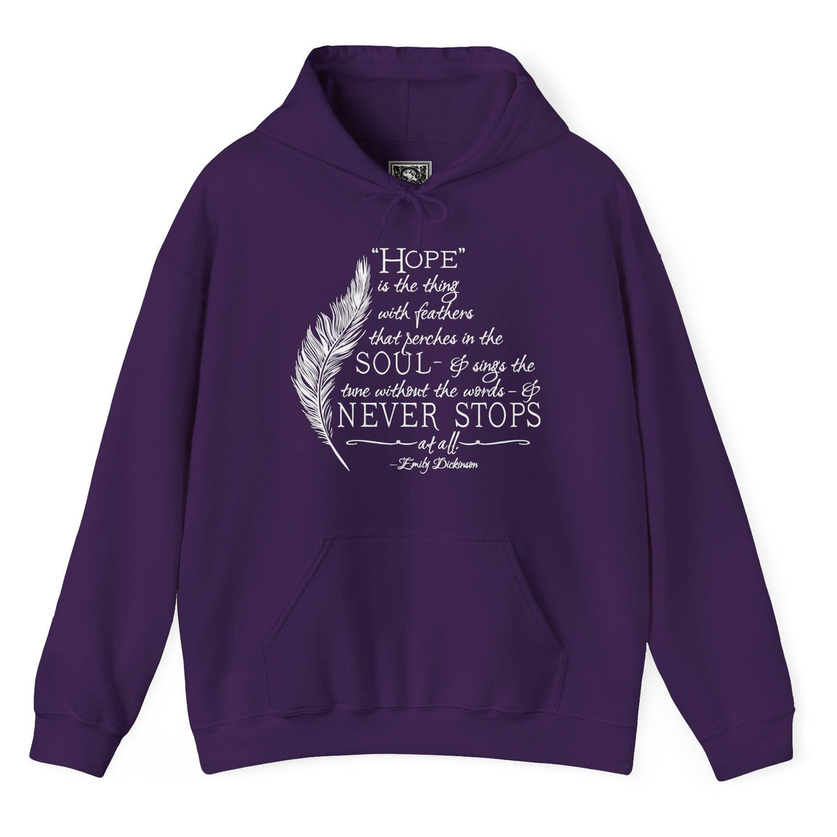 Emily Dickinson Quote Hoodie