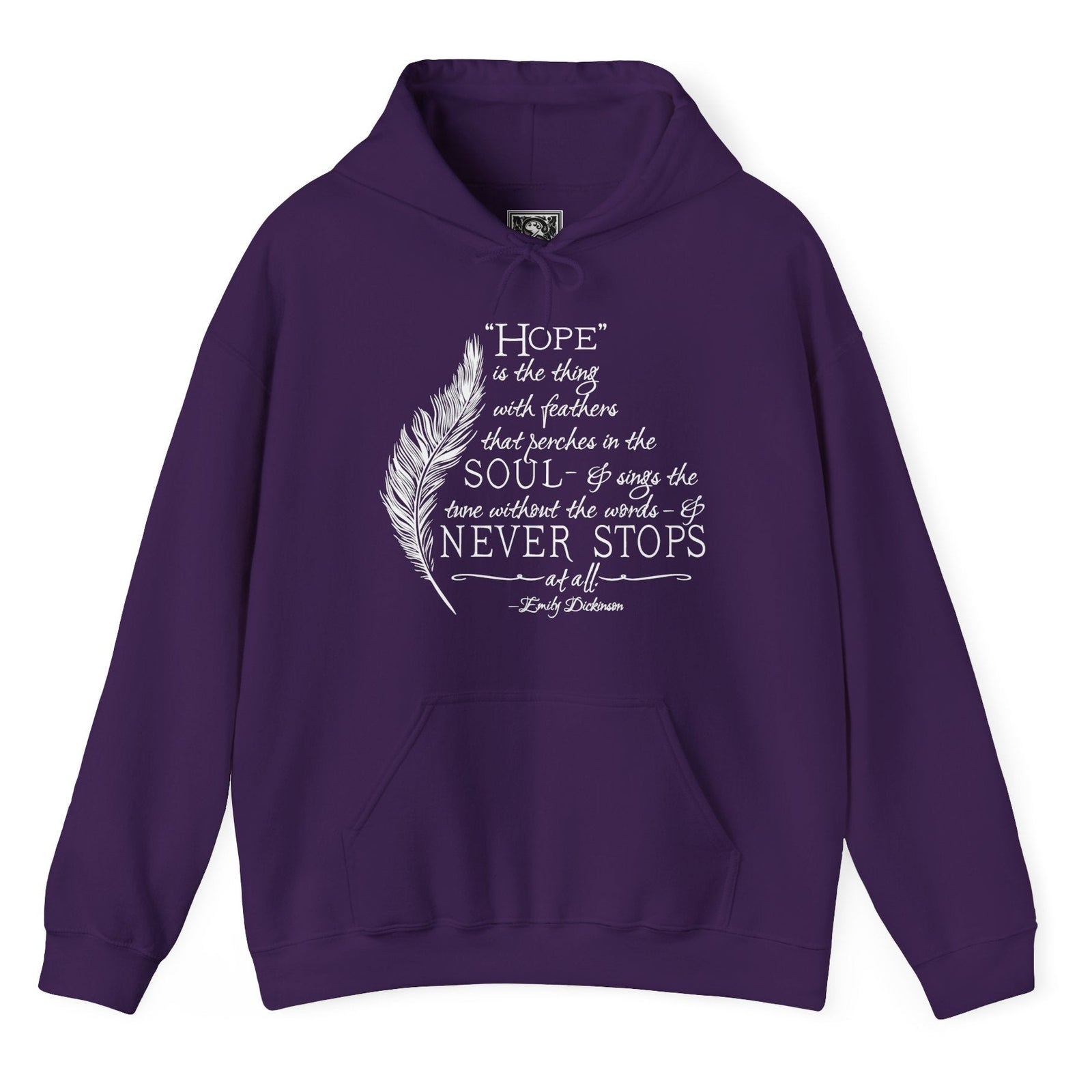 Emily Dickinson Quote Hoodie