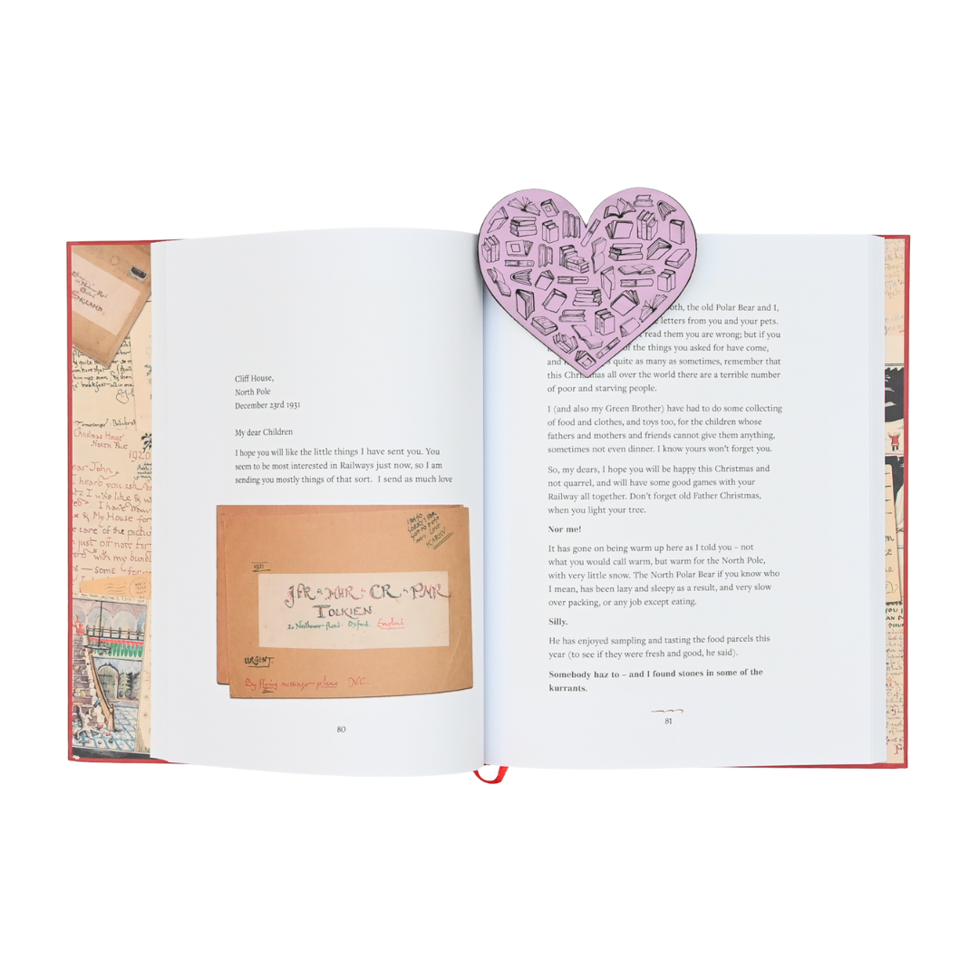 I Heart Books Graphic Bookmark