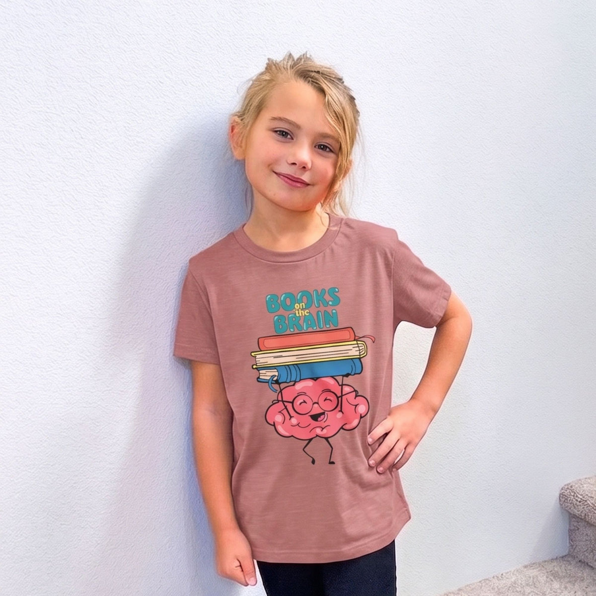 Books on the Brain Kid's Tee