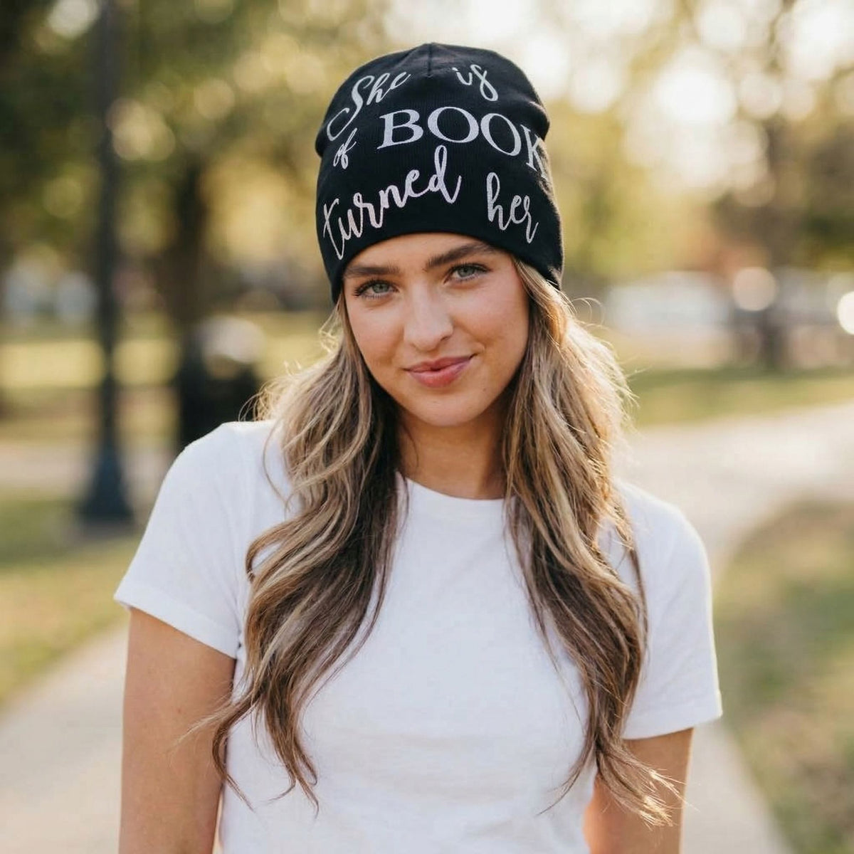 Louisa May Alcott Book Beanie
