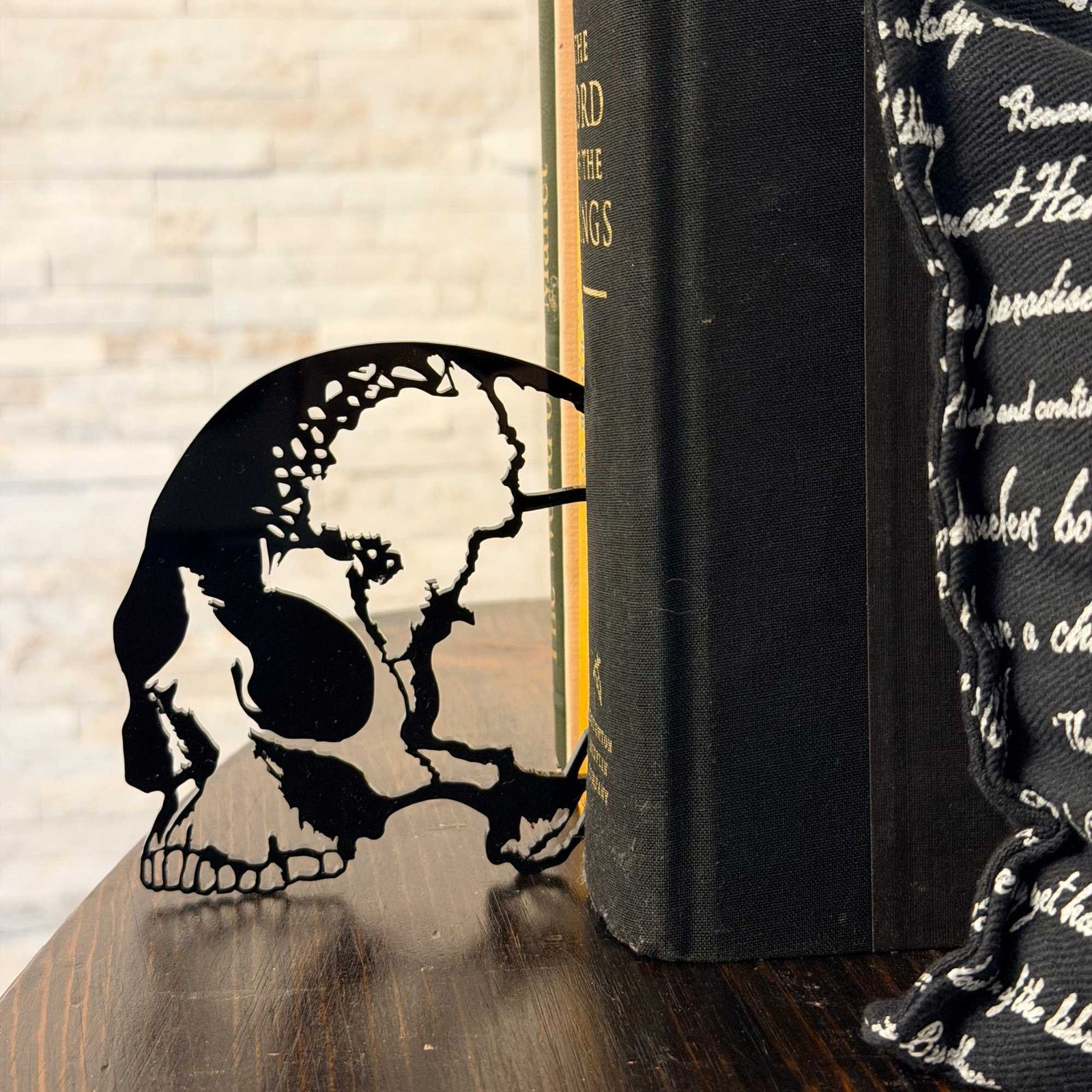 Skull Bookshelf Silhouette